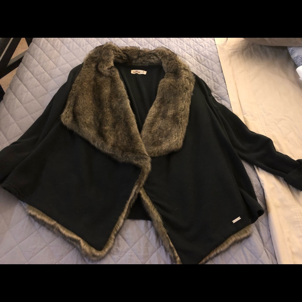 Black fury sweater